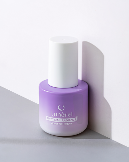 Lunérel Mystical Radiance Serum bottle with liposomal retinol